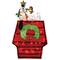 Peanuts® 2ft. 3D Pre-Lit Snoopy on Dog House with Star Yard Art